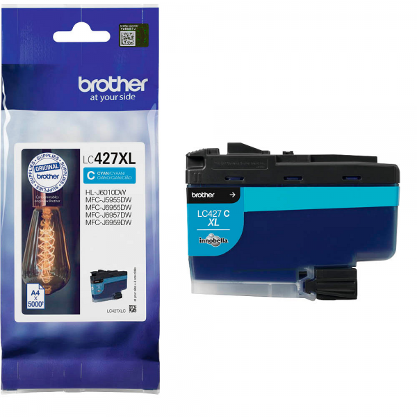 Brother LC-427XLC Tintenpatrone Cyan Brother HL-J6010DW MFC-J5955DW MFC-J6955DW MFC-J6957DW