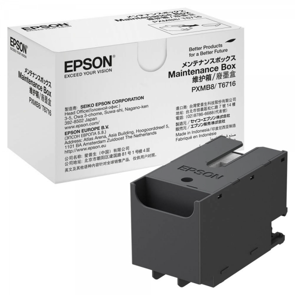 Epson T671600 Maintenance Box PXMB8 WorkForce Pro WF-C5210DW C5290DW C5710DWF WF-C5790DW C529R C579R