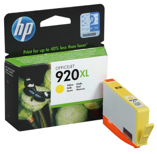HP 920 XLTinten Yellow CD974AE für HP OJ6000 OJ6500 OJ7000 OJ7500