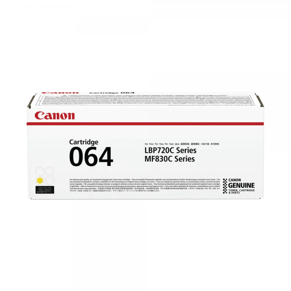 Canon Toner 064 yellow 4931C001 Canon i-SENSYS LBP722Cdw Canon i-Sensys MF832Cdw