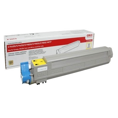 OKI 42918913 Toner Yellow OKI C9600 OKI C9650 OKI C9800 OKI C9850 MFP Original