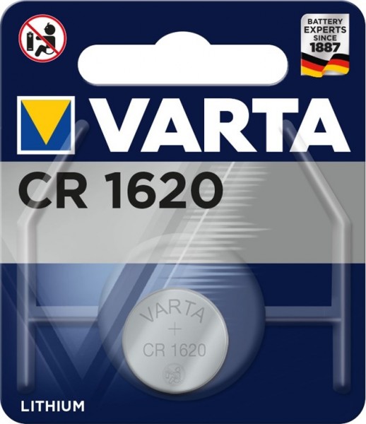 Varta CR1620 Lithium Knopfzelle 3 Volt