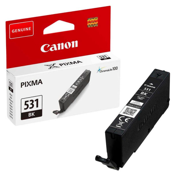 Canon CLI-531BK Tinte Black 6118C001 Canon PIXMA TS8750 TS‑8751 TS‑8755 Original
