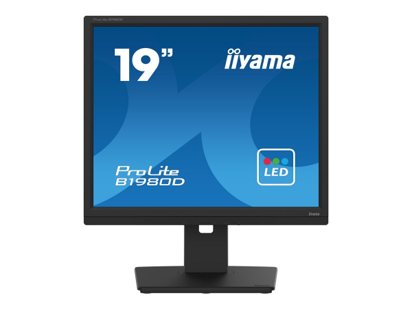 IIYAMA B1980D-B5 48,26cm 19Zoll TN-panel 1280x1024 13cm Height Adj. Stand Pivot VGA DVI 250cd/m 5ms