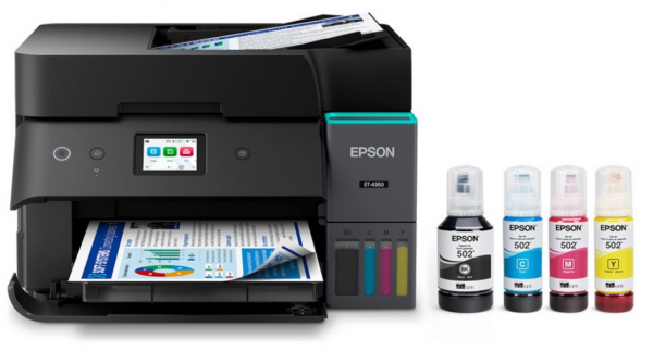 Epson EcoTank ET-4950 Multifunktionsdrucker A4 Tintenstrahl Farbe 12 Seiten C11CL40402