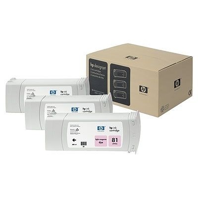HP 81 Tintenpatrone magenta hell 3er Pack