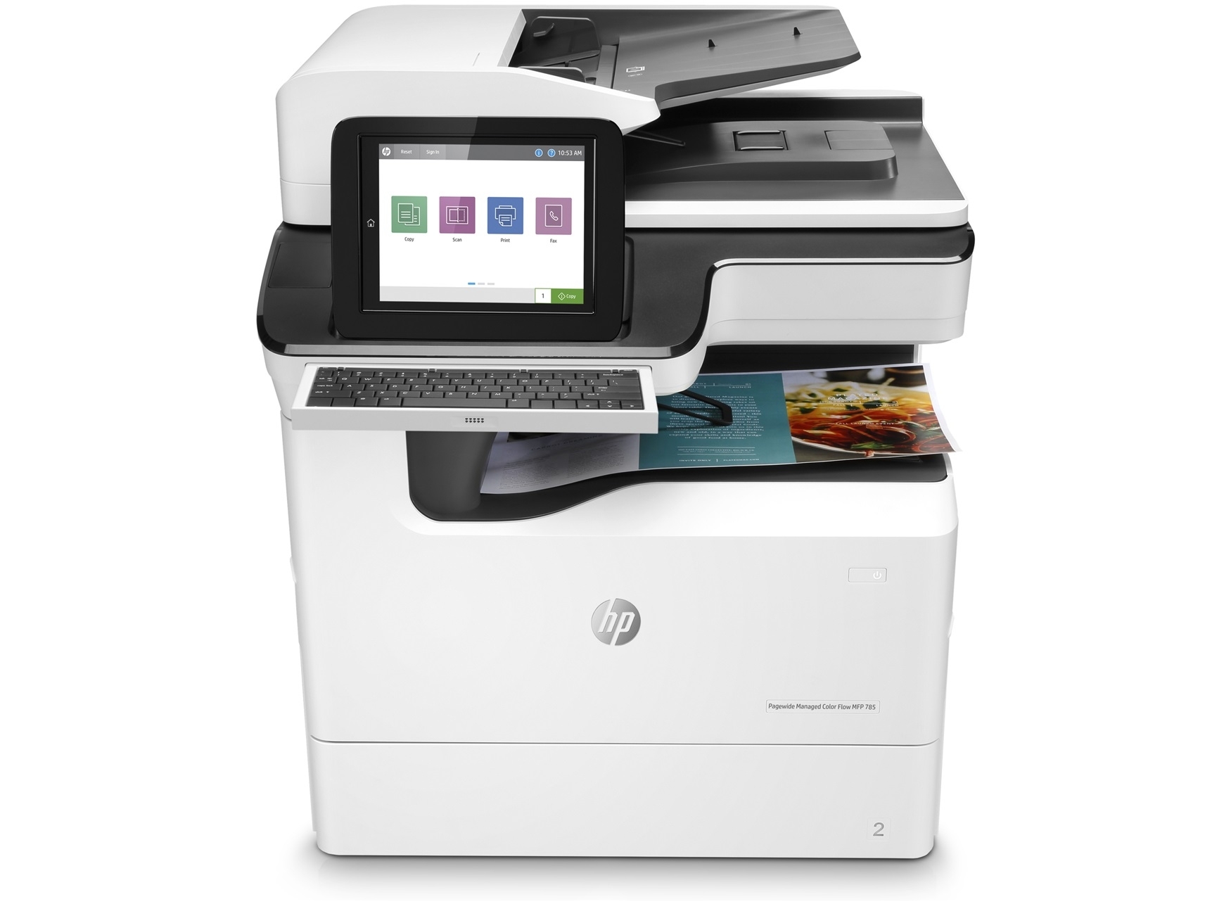 HP PageWide Enterprise Color Flow MFP 785 Serie | HP PageWide ...