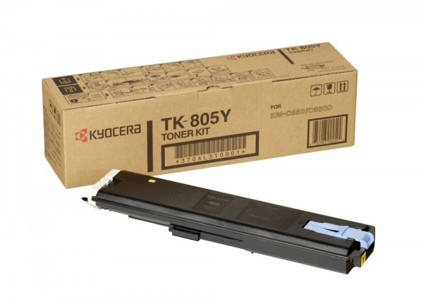 Kyocera TK-805Y Mita Toner Yellow für KM-C850