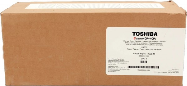 Toshiba 6B000001169 Toner Black Toshiba e-STUDIO 409as Toshiba e-STUDIO 409P Toshiba e-STUDIO 409s