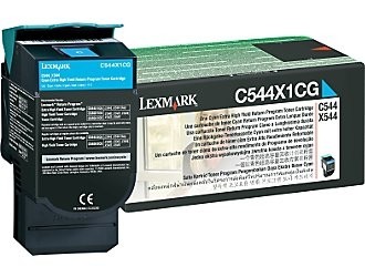 Lexmark Toner Cyan für C544 C546 X544 X546 C544X1CG