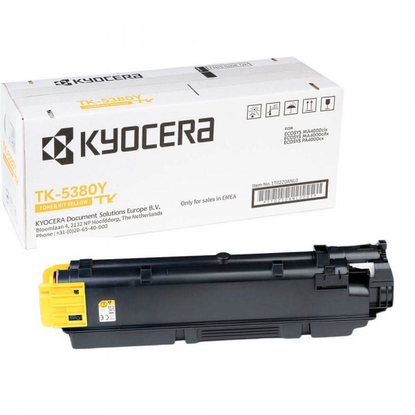 Kyocera TK-5380Y Toner Yellow ECOSYS MA4000cix MA4000cifx ECOSYS PA4000cx