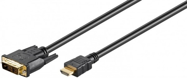 Goobay HDMI / DVI-D Kabel 5,0 Meter Stecker Stecker