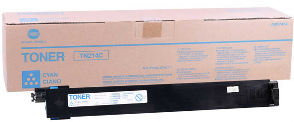 Konica Minolta A0D7454 Toner Cyan TN-214C für Bizhub C200