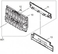 Kyocera 302MS94041 Cover Rear Assy SP FS-2100 M3040 M3540 P3045dn Kyocera 302MS94041 Cover Rear Assy SP FS-2100 M3040 M3540 P3045dn