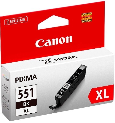 Canon CLI-551BK XL Tinte Black MG5450 MG6350 MG6600 7100 7500 MX925 IP7250 iP8700 iX6800 6443B001
