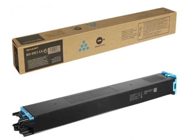 SHARP MX-61GTCA Toner cyan für MX-2630 MX-2651 MX-3050 MX-3051 MX-3060 MX-3061 MX-3070 MX-3071
