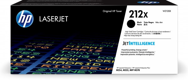 HP 212X Toner Black W2120X 13.000 Seiten Color LaserJet Enterprise M554dn M555dn M555x * Ab Lager!!