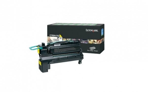 Lexmark C792A1YG Toner Yellow C792 X792 Laufleistung: 6.000 Seiten