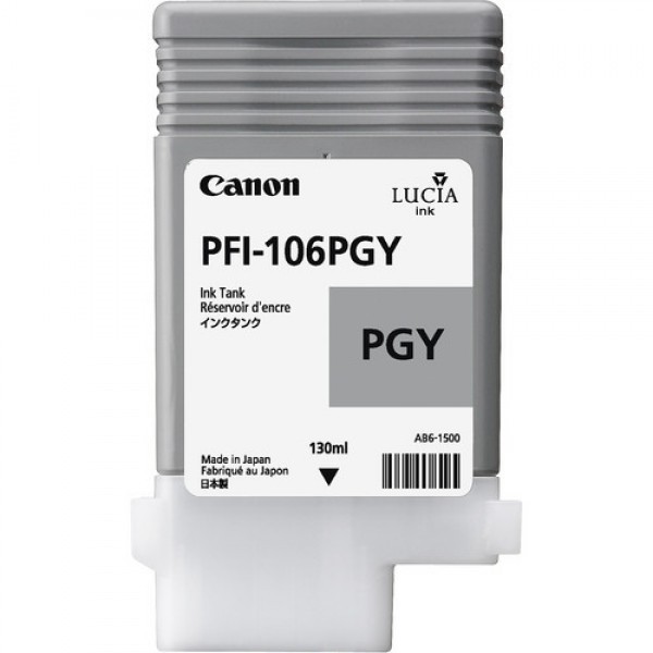 Canon Tintenpatrone PFI-106PGY Photo Grey imagePROGRAF iPF6400 6631B001