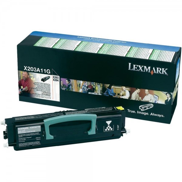 Lexmark Toner Black X203A11G für X203 X204