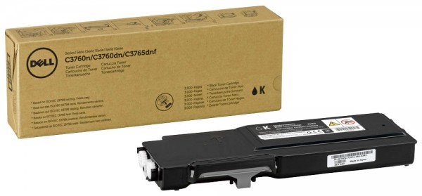 DELL 593-11111 Toner Schwarz PMN5Y für C3760 C3765