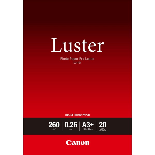 Canon LU-101 260g/m² A3+ 20 Blatt 1er-Pack Luster Papier