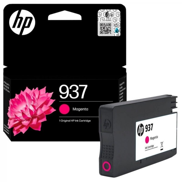HP 937 Magenta 4S6W3NE HP OfficeJet Pro 9110b 9117b 9120b 9122e 9125e 9130b 9132e 9135e 9720e 9730e