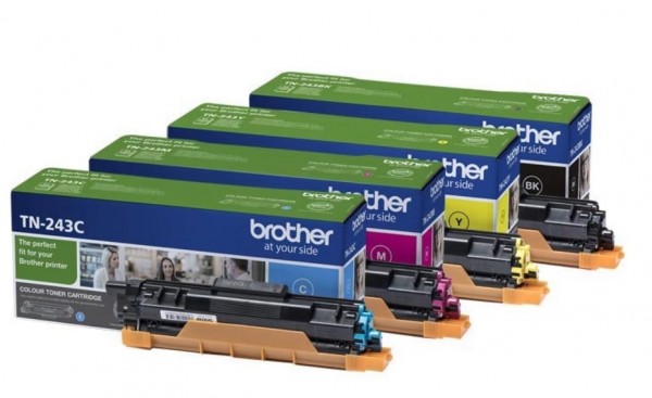 Brother TN-243 Multipack CMYK Toner DCP-L3510 L3550 HL–L3230CDW MFC-L3750CDW