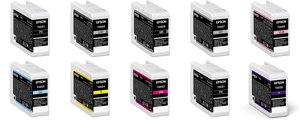 Epson Tinten T46S Multipack alle 10 Tinten zum Sonderpreis Epson SC-P700  SureColor P706 | Toner Tinte Druckerzubehör Original!