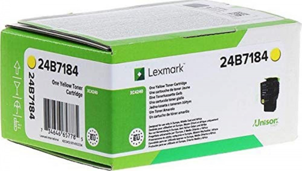 Lexmark 24B7184 Toner gelb für Lexmark XC2240 Lexmark XC4240 Lexmark XC4240i