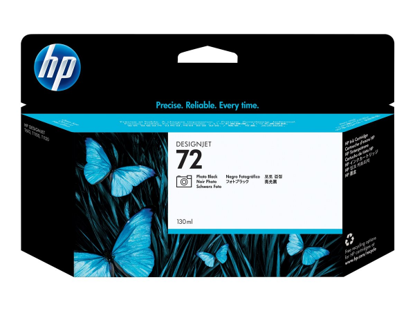 HP 72 Tinte Fotoschwarz HP DesignJet T610 T620 T770 T1100 T1200 T1300 T2300 C9370A