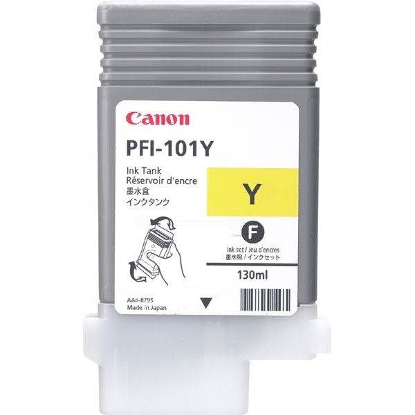 Canon PFI-101Y Tintenpatrone Yellow für imagePROGRAF iPF5000 iPF5100 iPF6100 0886B001