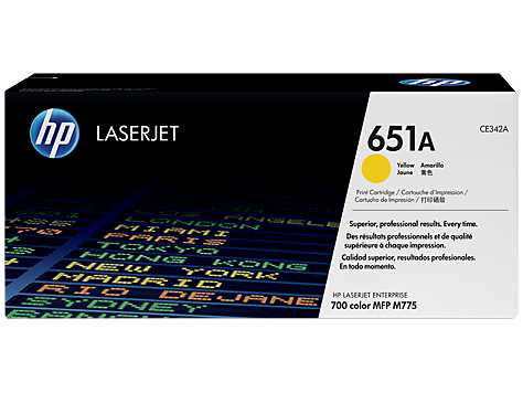 HP 651A Toner Yellow CE342A LaserJet Enterprise 700 color M775