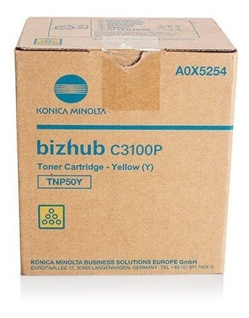 Konica Minolta Toner yellow TN-P50Y für Bizhub C3100P A0X5254