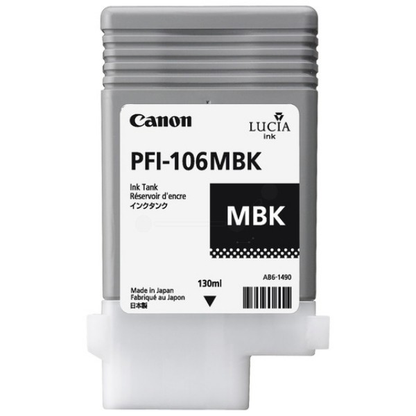 Canon Tintenpatrone PFI-106MBK Matte Black imagePROGRAF iPF6400 6620B001