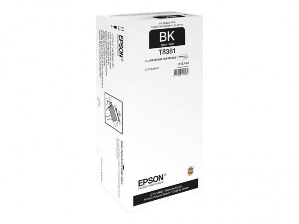 Epson T8381 Tintenpatrone Black XL für WorkForce Pro WF-R5190 WF-R5690