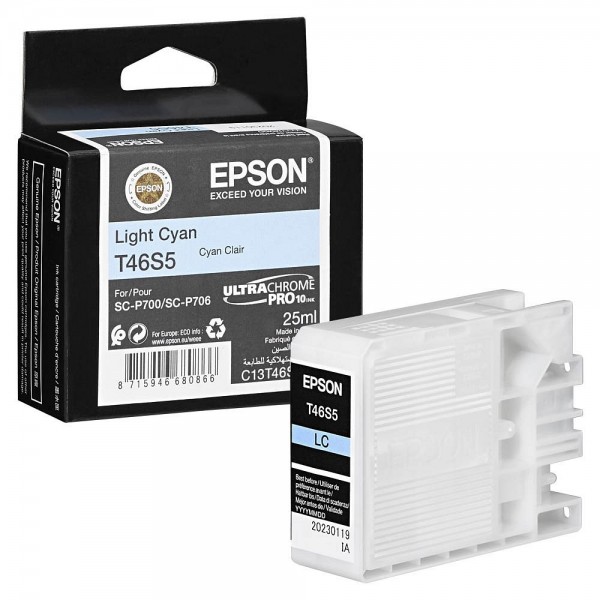 Epson T46S Tinte light cyan für SureColor SC-P700 SC-P706 C13T46S500