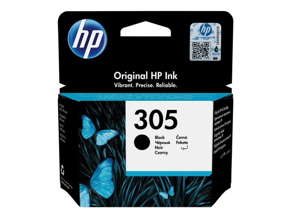 HP 3YM61AE Tintenpatrone 305 black 3YM61AE für DeskJet 1255 2320 2330 2710 2720 2721 2722 2723 2724