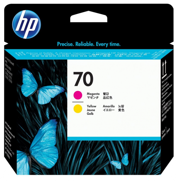 HP 70 Druckkopf Magenta + Yellow für HP DesignJet Z2100 Z3100 Z5200 Z5400 C9406A