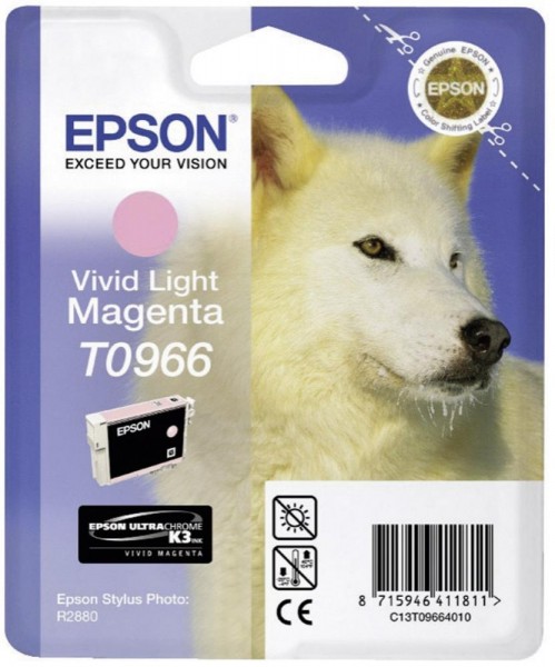 Epson Tintenpatrone T0966 Light Magenta für Epson Stylus Photo R2880