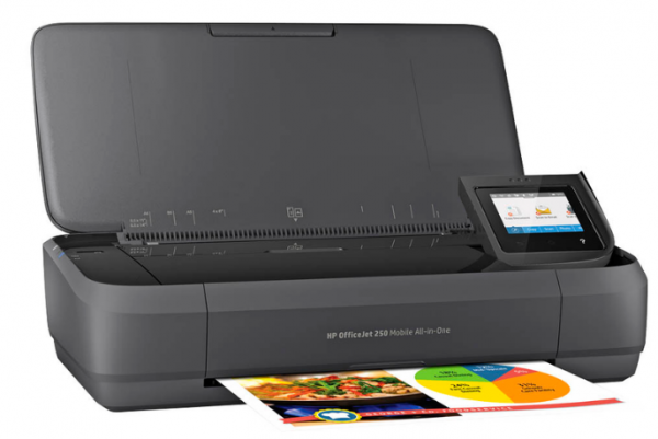 HP OfficeJet 250 Mobile All-in-One Multifunktionsdrucker A4 Farbe Tintenstrahl CZ992A