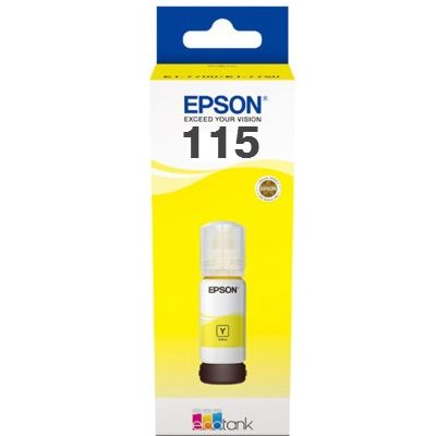 Epson 115 Nachfülltinte T07D44A Yellow für EcoTank L8160 L8180 C13T07D44A