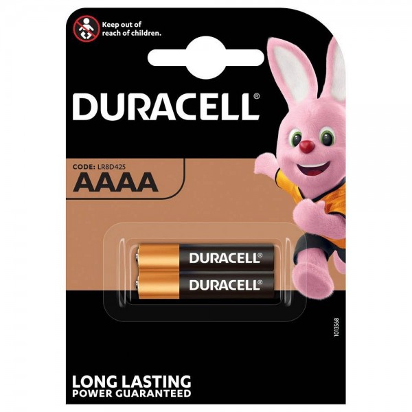 Duracell (MX2500) Ultra Batterie Alkali LR61 (AAAA) 2er Blister