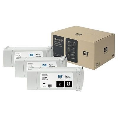 HP 81 Tintenpatrone schwarz 3er Pack