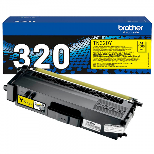 Brother Toner Yellow TN-320Y für DCP-9270 DCP-9055 HL-4140 HL-4150 MFC-9460