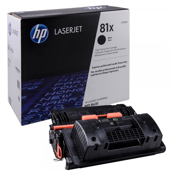 HP 81X Toner Black LaserJet Enterprise M605n M606dn MFP M630 CF281X HC