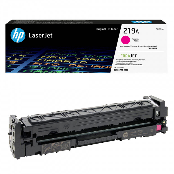 HP 219A Toner Magenta HP Color LaserJet Pro 3202dn HP Color LaserJet Pro MFP 3302fdn W2193A