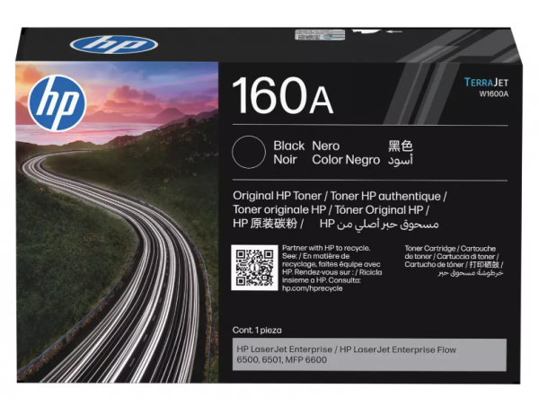HP 160A Toner Black W1600A Original HP LaserJet Enterprise 6500 6501 MFP 6600