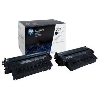 Hp 05x Toner Black Hc Fur Laserjet P2055 Doppelpack Ce505xd Toner Tinte Druckerzubehor Original