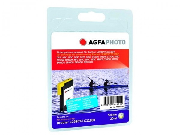 AGFAPHOTO APB1100YD Brother Tinte für MFC-790 Yellow